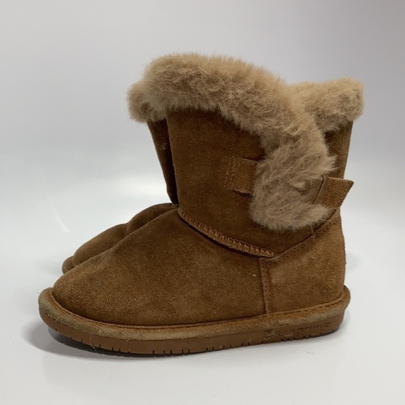 BearPaw Betsy wool lined pull on boots size 13 - Picture 3 of 7